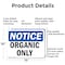 Signmission Organic Only, 14 in W x Rectangle, Aluminum OS-2PACK-NS-A-1014-L-17036 - alternate 2